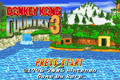 Donkey Kong Country 3 Title Screen
